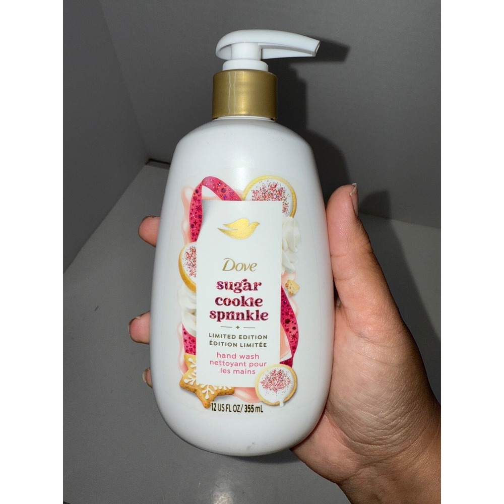 Dove Sugar Cookie Sprinkle Hand Wash‎ Limited Edition Holiday Treats 12 oz